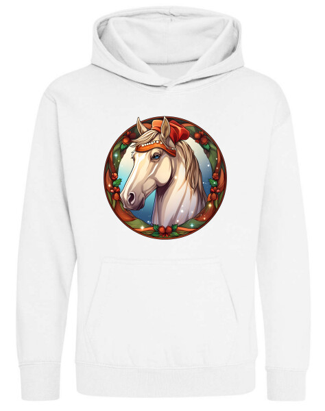 Kapucnis belebújós gyerek pulóver