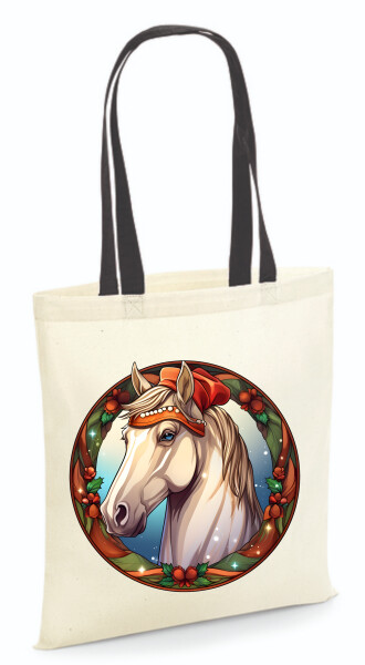 Vászontáska - színes fülű 