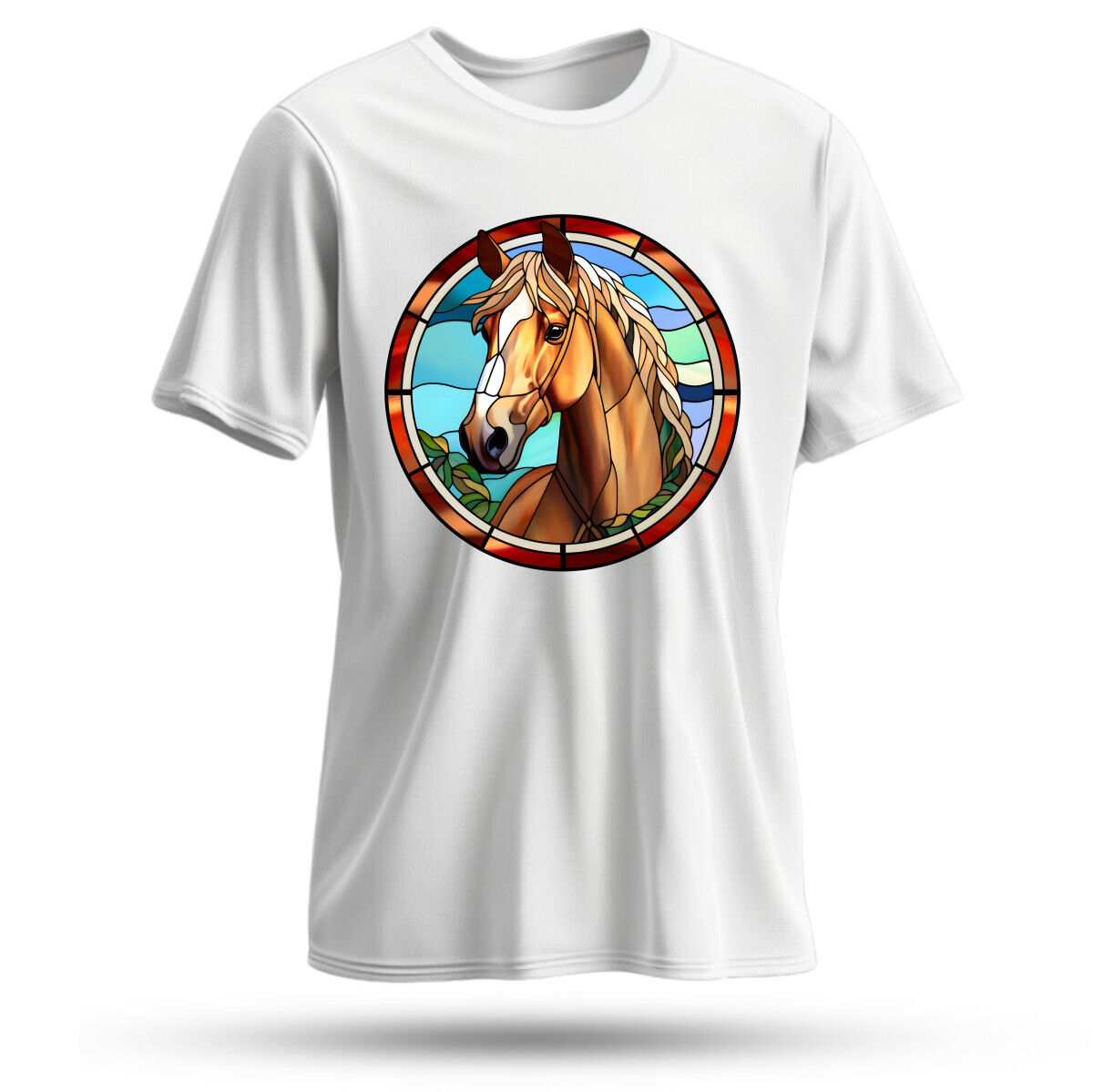 Üvegablak foltos ló