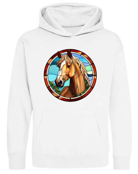 Kapucnis belebújós gyerek pulóver