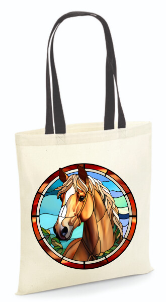 Vászontáska - színes fülű 