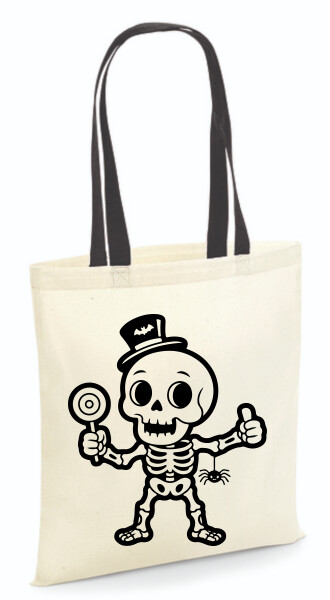 Vászontáska - színes fülű 