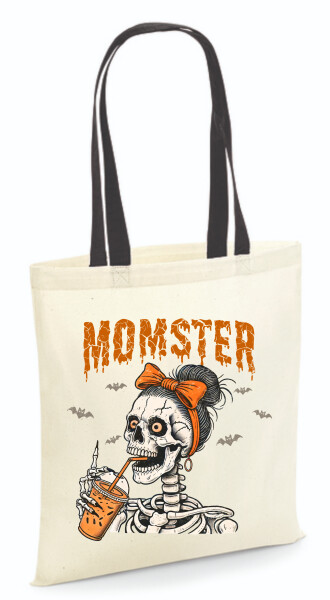 Vászontáska - színes fülű 