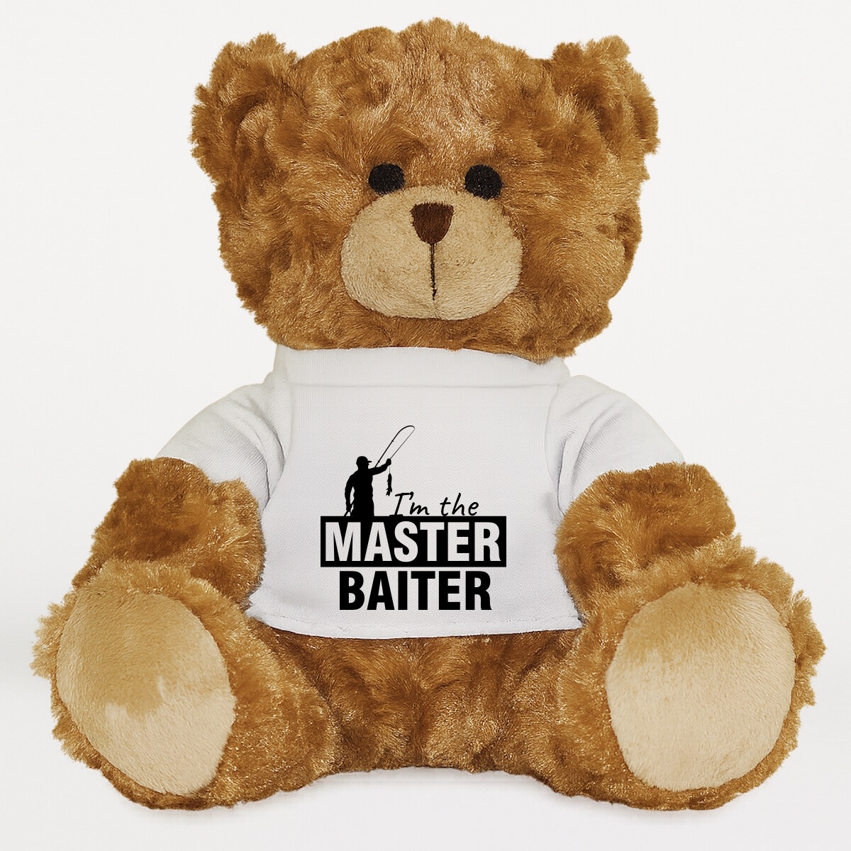 Plüssmaci egyedi pólóval