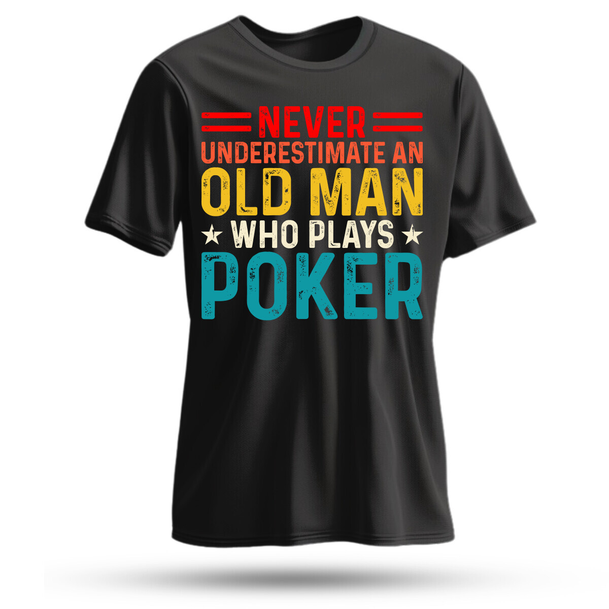 Olda man who plays poker