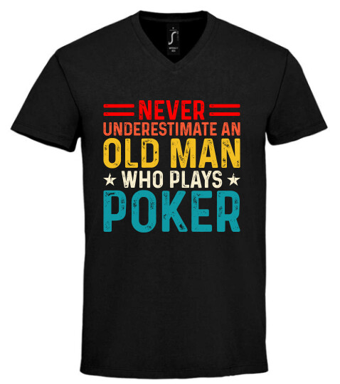 Unisex V nyakú póló