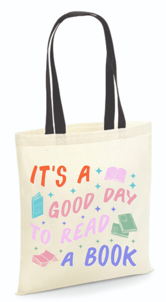 Vászontáska - színes fülű 