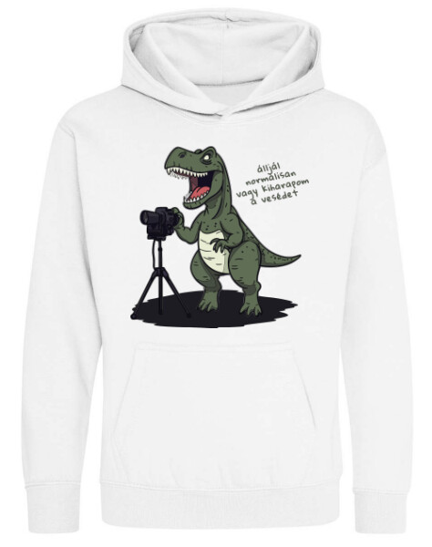 Kapucnis belebújós gyerek pulóver