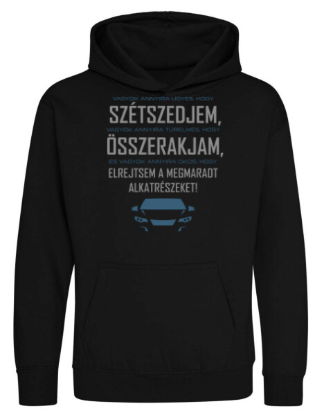 Kapucnis belebújós gyerek pulóver