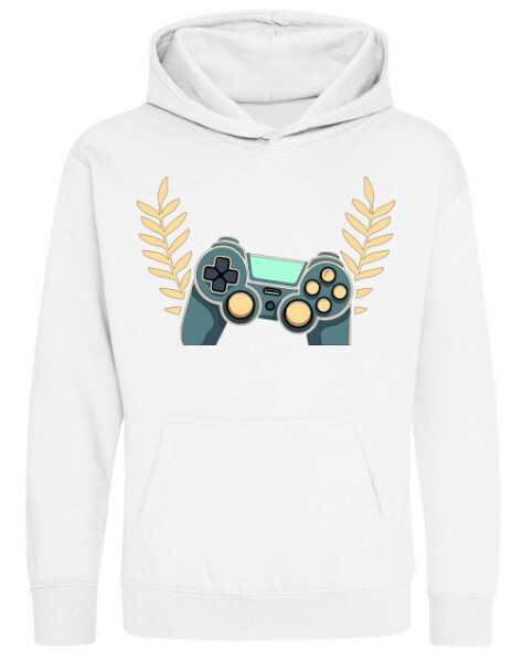 Kapucnis belebújós gyerek pulóver