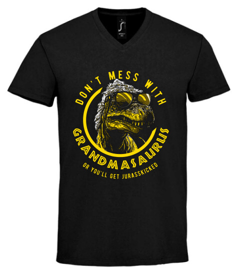 Unisex V nyakú póló