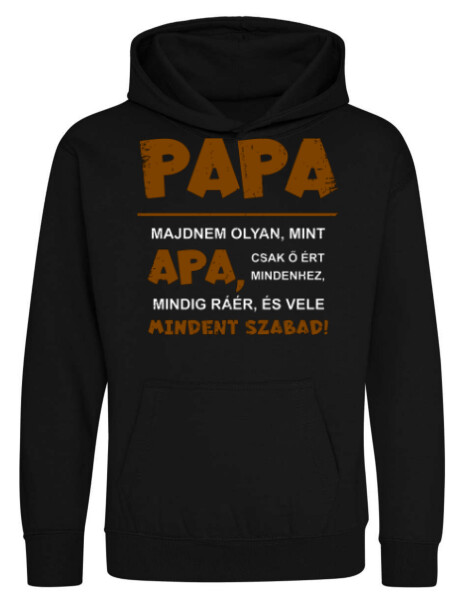 Kapucnis belebújós gyerek pulóver