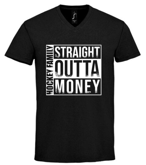 Unisex V nyakú póló