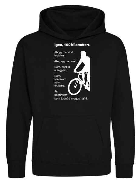 Kapucnis belebújós gyerek pulóver