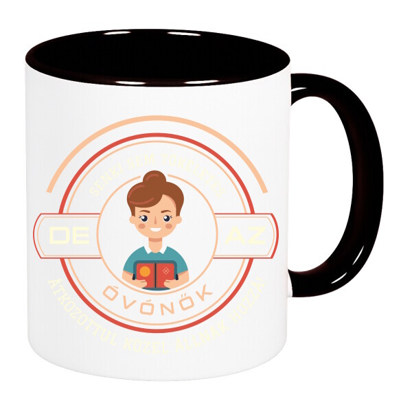 Színes fülű és belsejű bögre