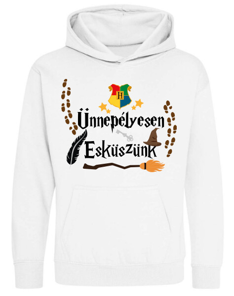 Kapucnis belebújós gyerek pulóver