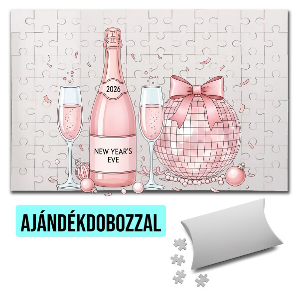Puzzle - kirakó ajándékdobozzal