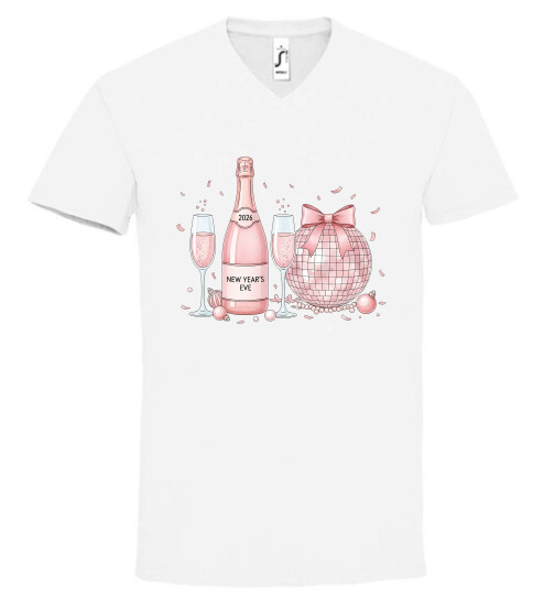 Unisex V nyakú póló