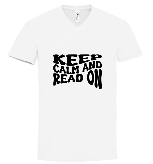 Unisex V nyakú póló