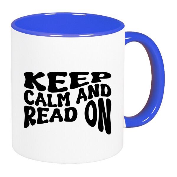 Színes fülű és belsejű bögre