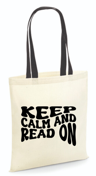 Vászontáska - színes fülű 