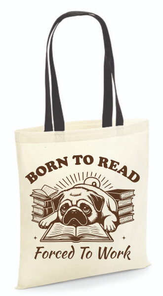 Vászontáska - színes fülű 