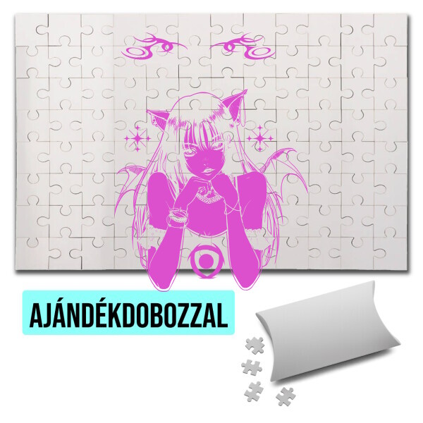 Puzzle - kirakó ajándékdobozzal
