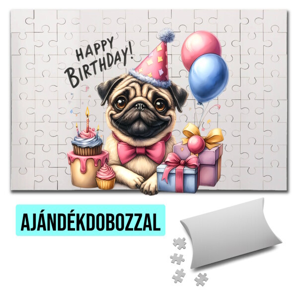 Puzzle - kirakó ajándékdobozzal