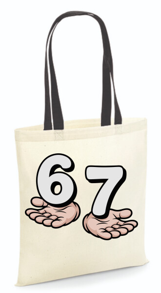 Vászontáska - színes fülű 