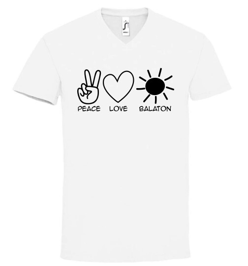 Unisex V nyakú póló