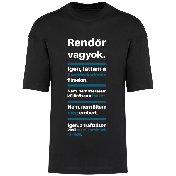 Prémium oversized unisex póló