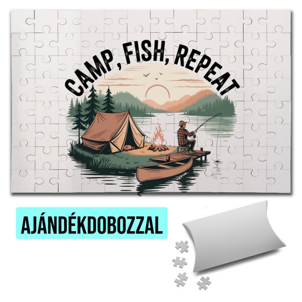 Puzzle - kirakó ajándékdobozzal