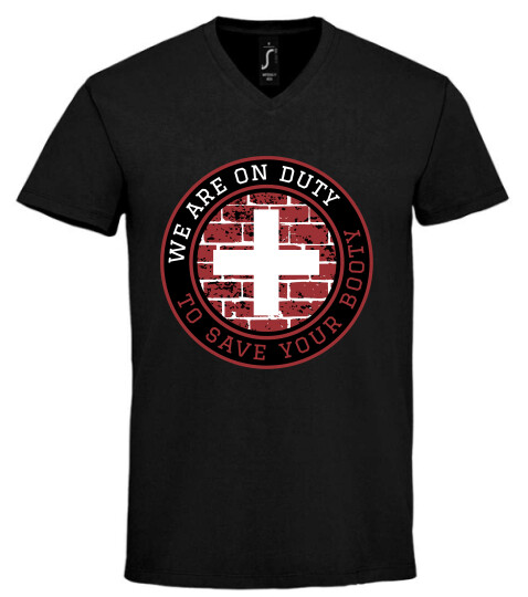 Unisex V nyakú póló