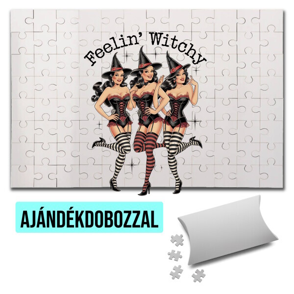 Puzzle - kirakó ajándékdobozzal