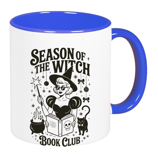 Színes fülű és belsejű bögre