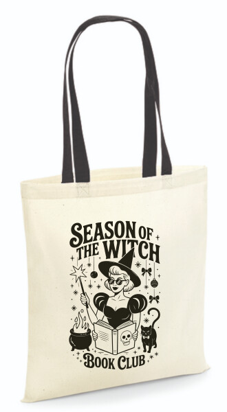 Vászontáska - színes fülű 