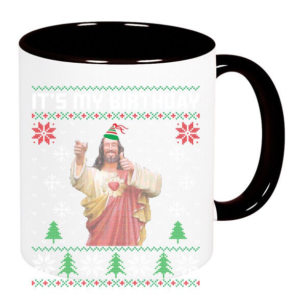 Színes fülű és belsejű bögre