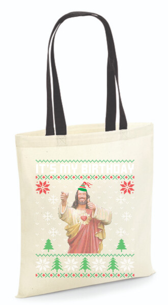 Vászontáska - színes fülű 