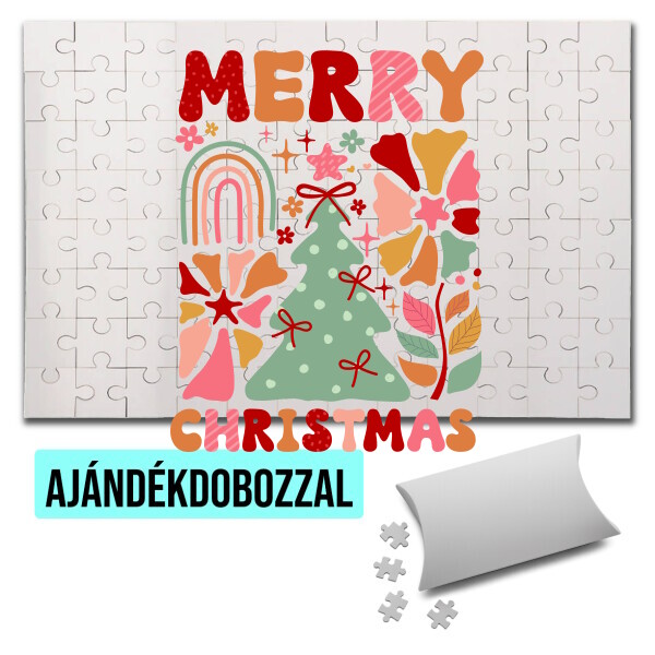 Puzzle - kirakó ajándékdobozzal