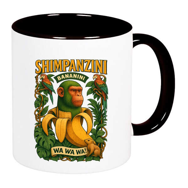 Színes fülű és belsejű bögre