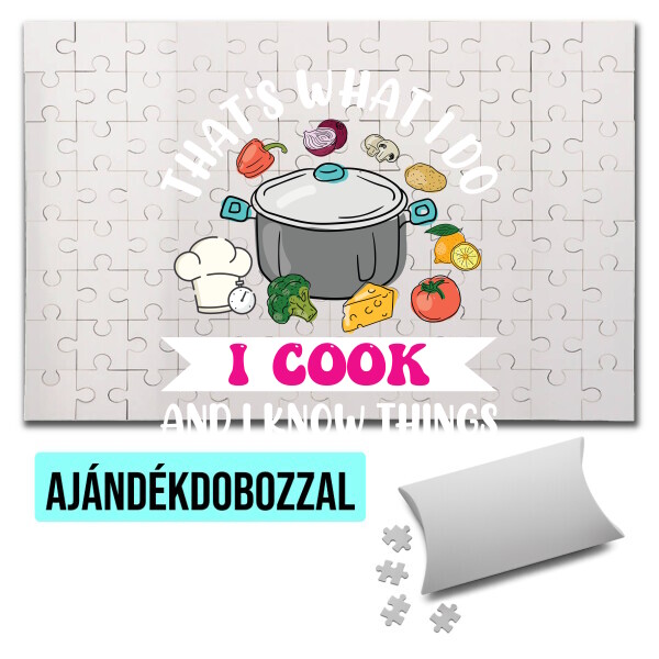 Puzzle - kirakó ajándékdobozzal