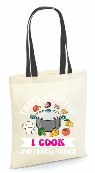 Vászontáska - színes fülű 