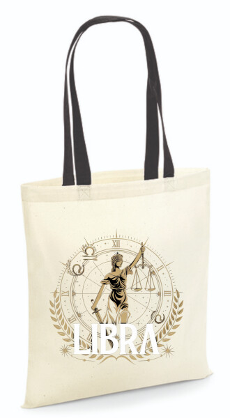 Vászontáska - színes fülű 