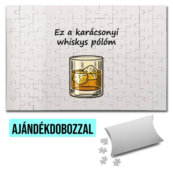 Puzzle - kirakó ajándékdobozzal