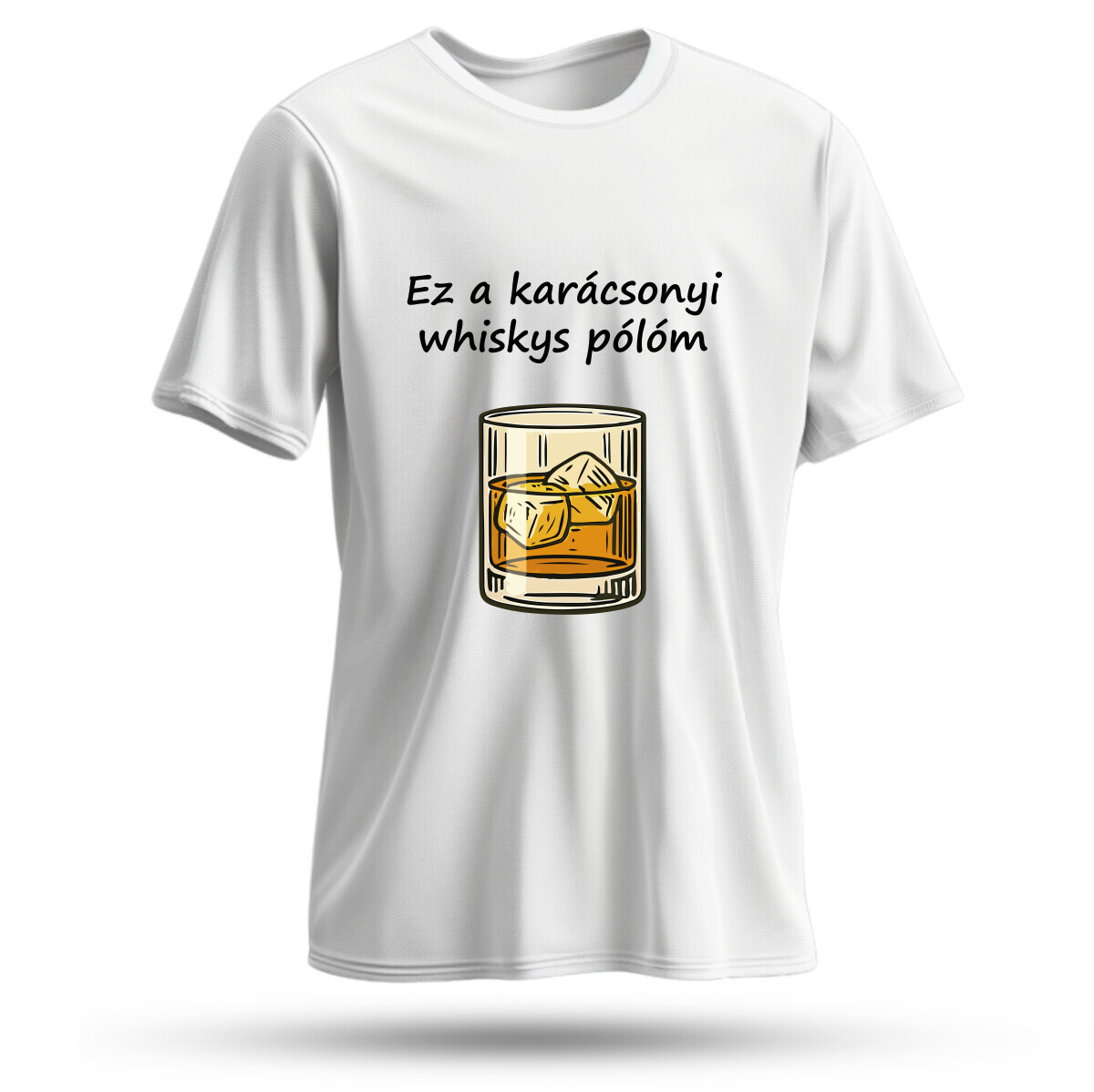 Ez a karácsonyi whiskys pólóm