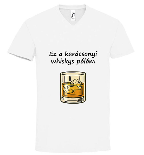 Unisex V nyakú póló