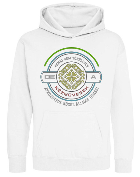 Kapucnis belebújós gyerek pulóver