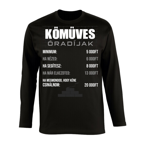 Hosszú ujjú póló