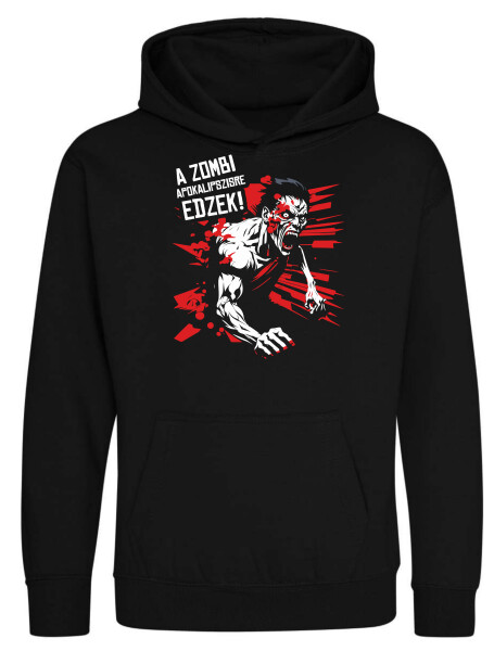 Kapucnis belebújós gyerek pulóver