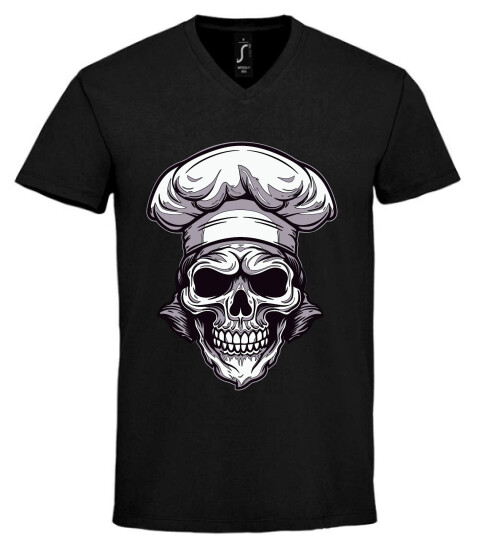 Unisex V nyakú póló